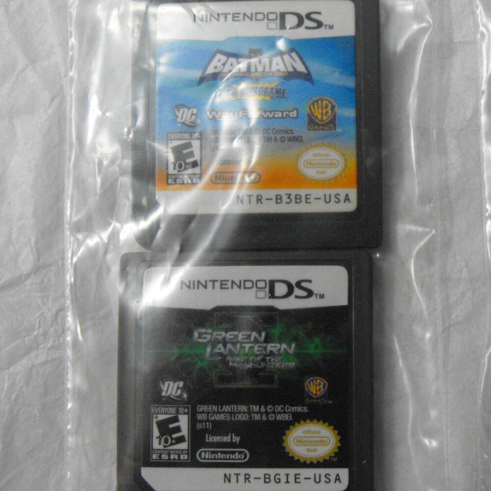 Nintendo DS Game Green Lantern Rise of the Manhunters & Batman Brave and the Bol